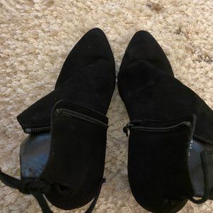 Stuart Weitzman Suede Leather Ankle Booties Boot